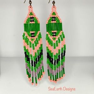 Vintage Beaded Earrings